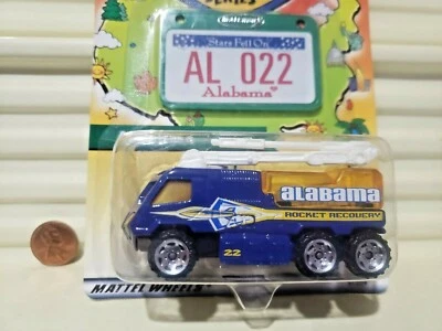 2001 Matchbox Across America ALABAMA AIRPORT FIRE PUMPER RocketRecovery NuOnCard - Image 1 of 3