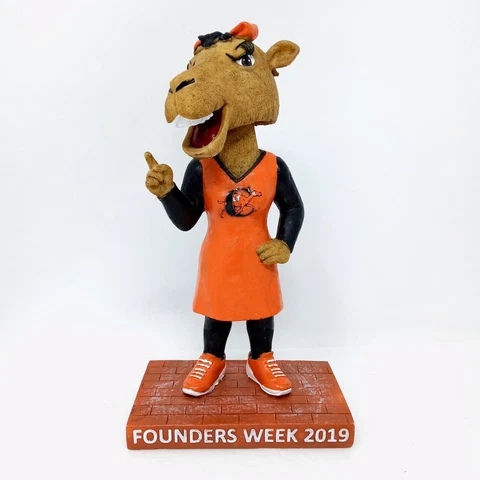 GLADYS the CAMEL Campbell University Fighting Camels 2019 SGA Mascot Bobblehead Cover
