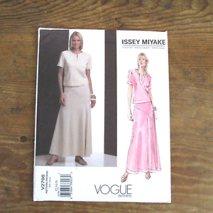 Vintage Vogue Pattern # V2796 Issey Miyake SZ 12,14,16 Complete/FF Skirt/Top