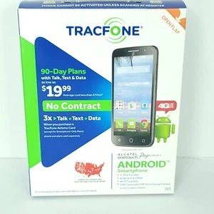 Alcatel Pop Icon 2 A846L 8GB Black TracFone straighttalk pageplus Smartphone 5" - Picture 1 of 5
