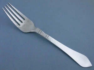 Sterling Silver GEORG JENSEN 7 1/8" Dinner Fork CONTINENTAL Denmark ~no mono - Picture 1 of 6