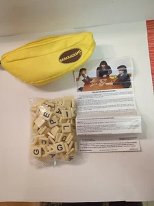 Bananagrams Crossword Family Fun Game 100 Percent Complete. Zipper Tab Damaged - Picture 1 of 5