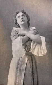 1898 Vintage Magazine Illustration Actress Una Abell - Picture 1 of 2