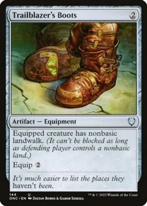 1x Trailblazer's Boots NM Eng MTG - All Will Be One Commander - Bild 1 von 1