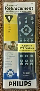 NEW Phillips PM4B Universal Remote Control TV VCR Cable DVD - Picture 1 of 2
