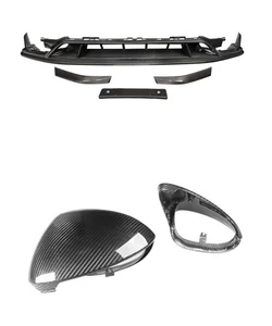 Dry carbon fiber front lip and mirror for Cayenne gts 2025 - Picture 1 of 1