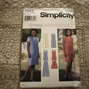 Simplicity Plus Muster 7043 elegante Weste Hose Shorts Gr. 18 20 22 ungeschnitten FF - Bild 1 von 4