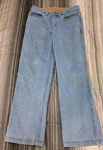 Duluth Trading Ballroom Jeans Herren blau Denim gerade Arbeit Utility 30x30 - Bild 1 von 5