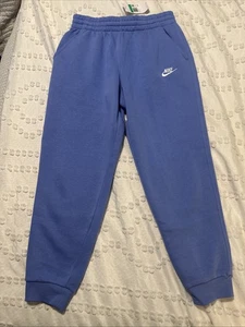Nike Girls XL periwinkle blue jogger sweatpants with pockets NWT - Picture 1 of 7