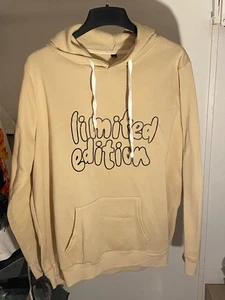 Felpa con cappuccio "Edizione Limitata" - Tan - Unisex Taglia XL - Nuova senza etichette - Foto 1 di 3
