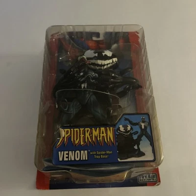 Marvel Spider-Man Trap Base Venom 6" Action Figure Toy Biz 2004 - Image 1 of 4