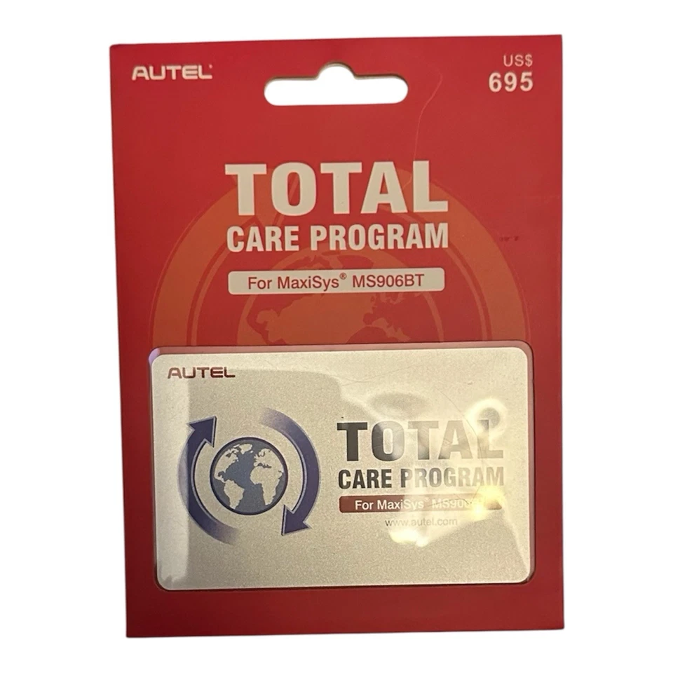 Autel Maxisys MS906BT 1 año de actualización servicio TCP tarjeta cuidado total Foto 1 de 1