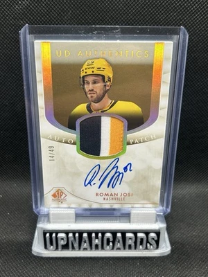 2024/25 SP Authentic Hockey Roman Josi Authentics Patch Auto /49 Predators - Image 1 of 2