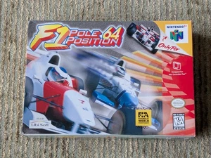 F1 Pole Position 64 Nintendo 64 N64 Caja Solo Sin Juego Sin Manual - Imagen 1 de 9