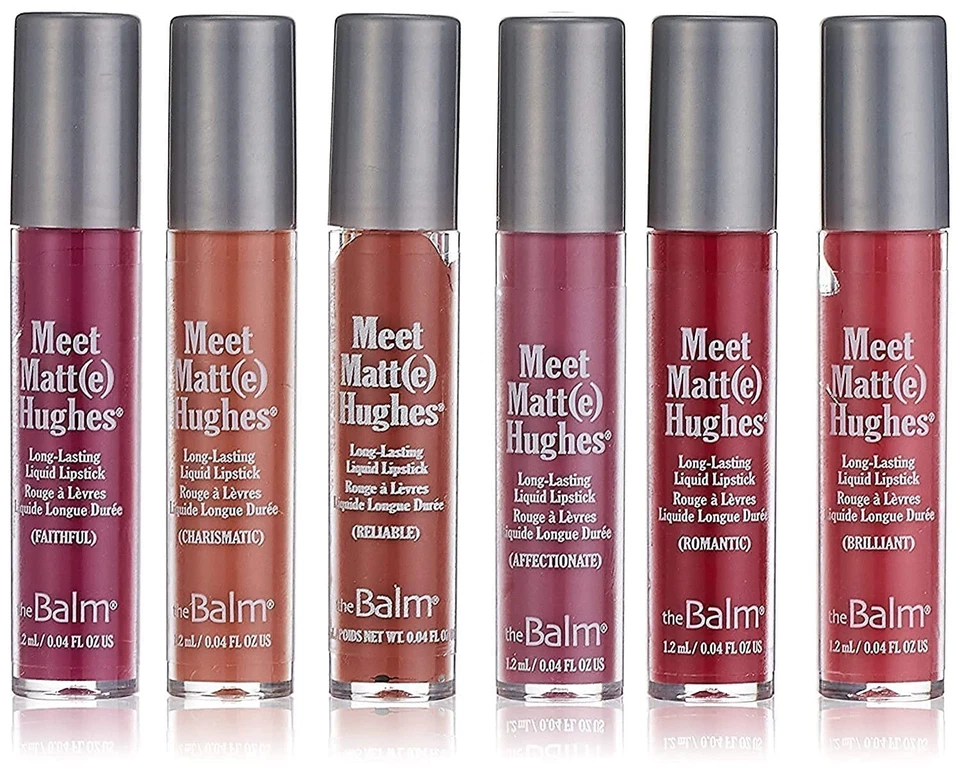 theBalm Meet Matt(e) Hughes 6 Mini Liquid Lipsticks Kit 2