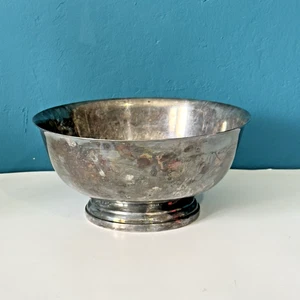 Vintage Gorham 9" versilberte Servier-/Obstschale YC 781 - Bild 1 von 5