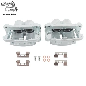 2PCS Front Disc Brake Caliper w/ Bracket For Ford F-150 2009 & Lobo 2009-2014 - Picture 1 of 11