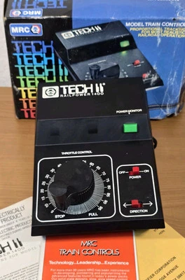 MRC Tech II RAILPOWER MODEL 1400 Model Train Control Variable DC/Fixed AC Works - Image 1 of 4