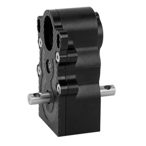 Black RC Gear Box Motor Aluminum CNC Vertical Gearbox D1RC For SCX10 1/10 Remote - Picture 1 of 12