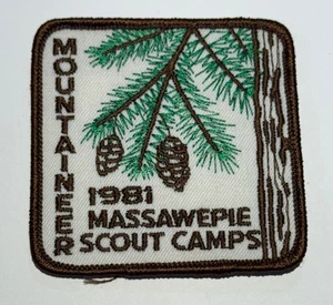 1981 Massawepie Camps New York Pfadfinderlager Patch DC8 - Bild 1 von 1