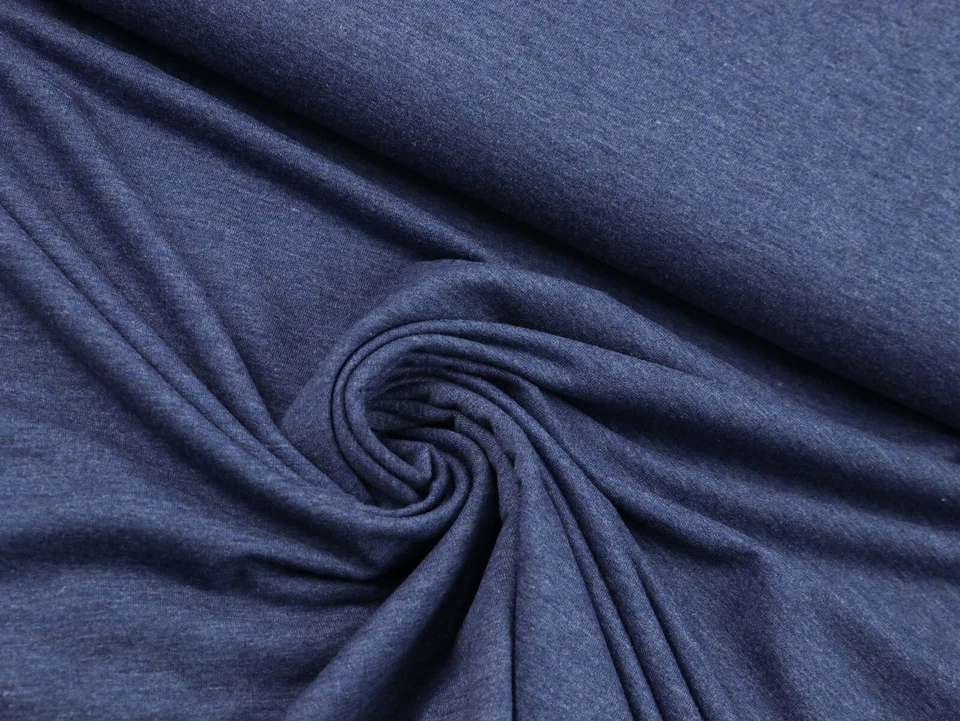 FRENCH TERRY Sommersweat Stoff Sweatstoff Meliert JEANS EUR 14,98/m - Bild 1 von 1