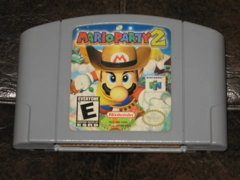 Mario Party 2 (Nintendo 64, 2000) N64 II Authentic OEM - Image 1 of 1