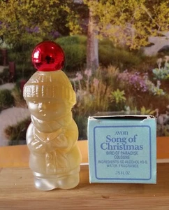 Bird Of Paradise Cologne, Avon Song Of Christmas splash perfume .75 fl oz - Picture 1 of 3