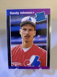1989 Donruss Montreal Expos Baseball Card #42 Randy Johnson Rated Rookie - Picture 1 of 2