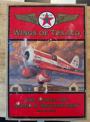 Réplica fundida a presión serie Wings of Texaco "1930 Model R Travel Air" Ertl Foto 1 de 4