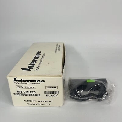 Лот из 6 ленточных картриджей Intermec 805-060-001 Dot Matrix стандартный воск - Изображение 1 из 4