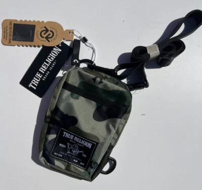 Nuevo Bolso Bandolera True Religion Bandolera Camuflaje Locura Correa Ajustable Nuevo con Etiquetas Foto 1 de 4