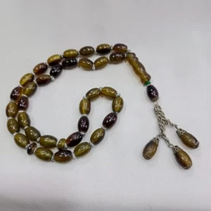 Perline di preghiera, rosario, agata yemenita, multicolore, da collezione 45 g - Foto 1 di 6