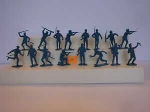Marx Little Big Horn Play Set / Complete Set  of 16 54mm 7th Cavalry ( B )