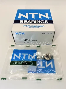 1 x R4ZZ NTN 2 Shielded Metal Ball Bearing 1/4" x 5/8" x 0.196" Z 2Z NEW - Picture 1 of 2
