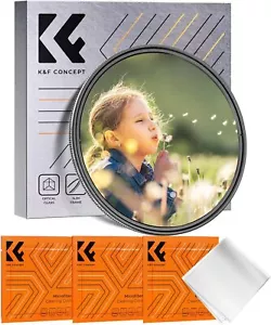 K&F Concept Lens Filter Black Mist 1/8 & Variable ND2-32 Neutral Density Filter - Picture 1 of 70