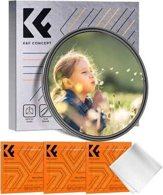 K&F Concept Lens Filter Black-Mist 1/8 & Variable ND2-32 Neutral Density Filter - Image 1 of 4