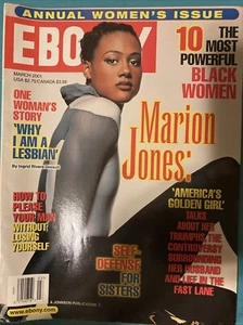 Ebony Magazine Mar 2001, Marion Jones/Annual Women’s Issue - Picture 1 of 1