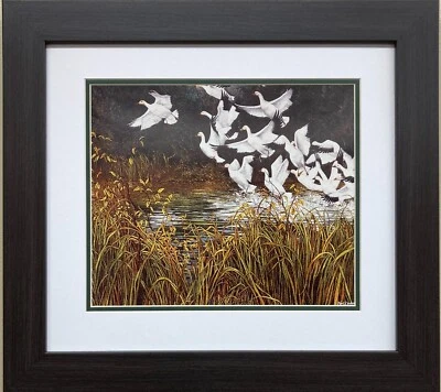 Bev Doolittle "Return of the Snows" recém-emoldurado artista de arte americano - Imagem 1 de 3