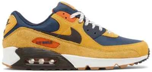Nike Air Max 90 "Bucktan Team Navy" Tostado Naranja Marrón DZ5175-200 Para hombres 9.5 - Imagen 1 de 5