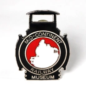 Mid-Continent Railway Museum Metal Lapel Pin - Picture 1 of 3
