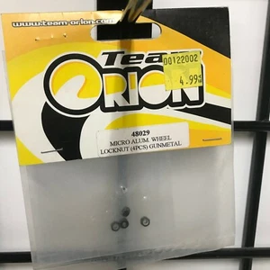 Team Orion Micro Aluminum Wheel Locknuts Black 48029 - Foto 1 di 1