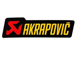 Pegatina Akrapovic inscripción resistente al calor negro/rojo/amarillo 34,5x120m - Imagen 1 de 1