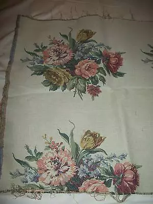  TAPESTRY / UPHOLSTERY  FABRIC 1 PIECE  3/4  YARD  LOVELY FLOWER DESIGN  NEW  - Image 1 of 3