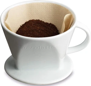 Pour over Coffee Dripper Reusable Filter Cone Brewer, Number 2-Size, Brews 2 to - Picture 1 of 7