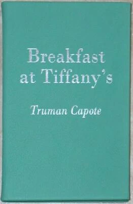 BREAKFAST AT TIFFANY'S ~ ROBIN's EGG BLUE LEATHER Gift Boxed IN STOCK - Capote