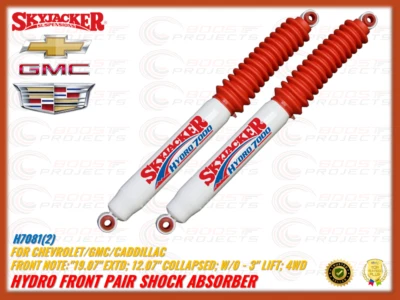 Amortiguadores hidráulicos Skyjacker para Chevrolet K1500, GMC C3500, Cadillac 4x4 elevación de 0-3" Foto 1 de 4