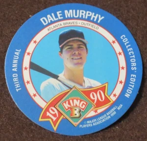 10219 1990 KING B DISC DALE MURPHY #11 - Picture 1 of 1