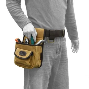 Khaki Canvas Bullets Belt Bag Durable Open-end Tooling Belt Pouch USA Shipping - Picture 1 of 13
