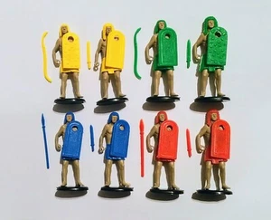 SET SORPRESA BAMBINI - GUERRIERI EGIZIANI CON ZOCCOLI - FIGURINE VINTAGE - Foto 1 di 1