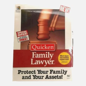 Quicken Family Lawyer Software - 3,5" Diskette - Rechtsformen - NEU VERSIEGELT - Bild 1 von 4